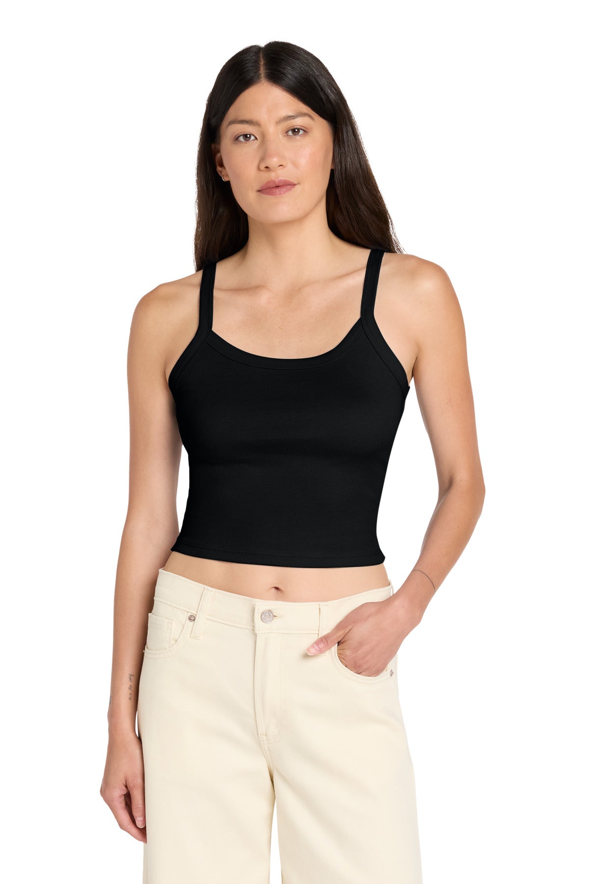 BELLA+CANVAS Women's Micro Rib Spaghetti Strap Tank