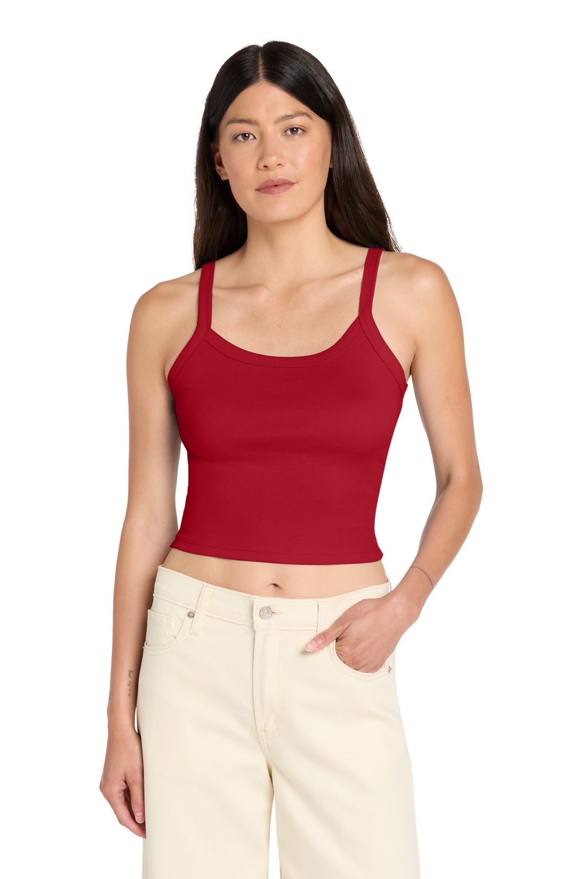 BELLA+CANVAS Women's Micro Rib Spaghetti Strap Tank
