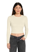 BELLA+CANVAS Women's Micro Rib Long Sleeve Baby Tee