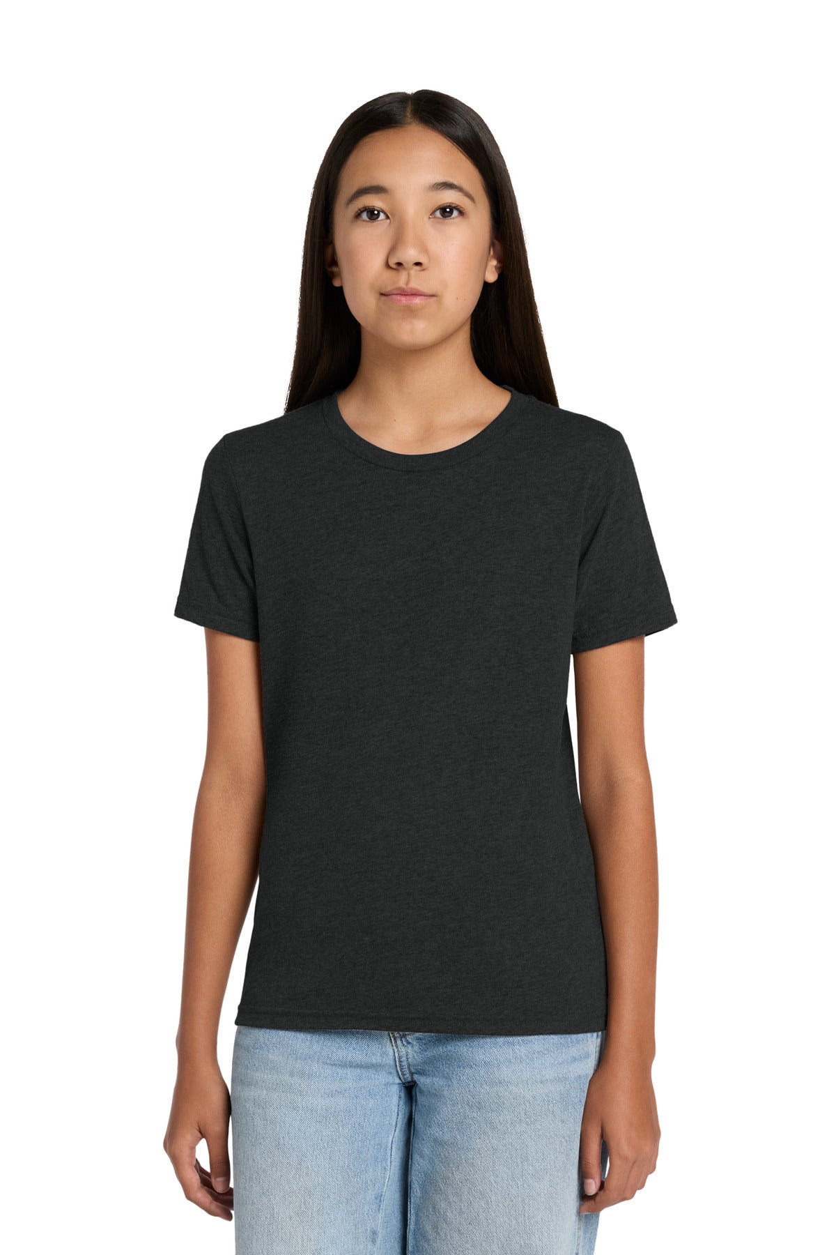 BELLA+CANVAS Youth Heather CVC Tee