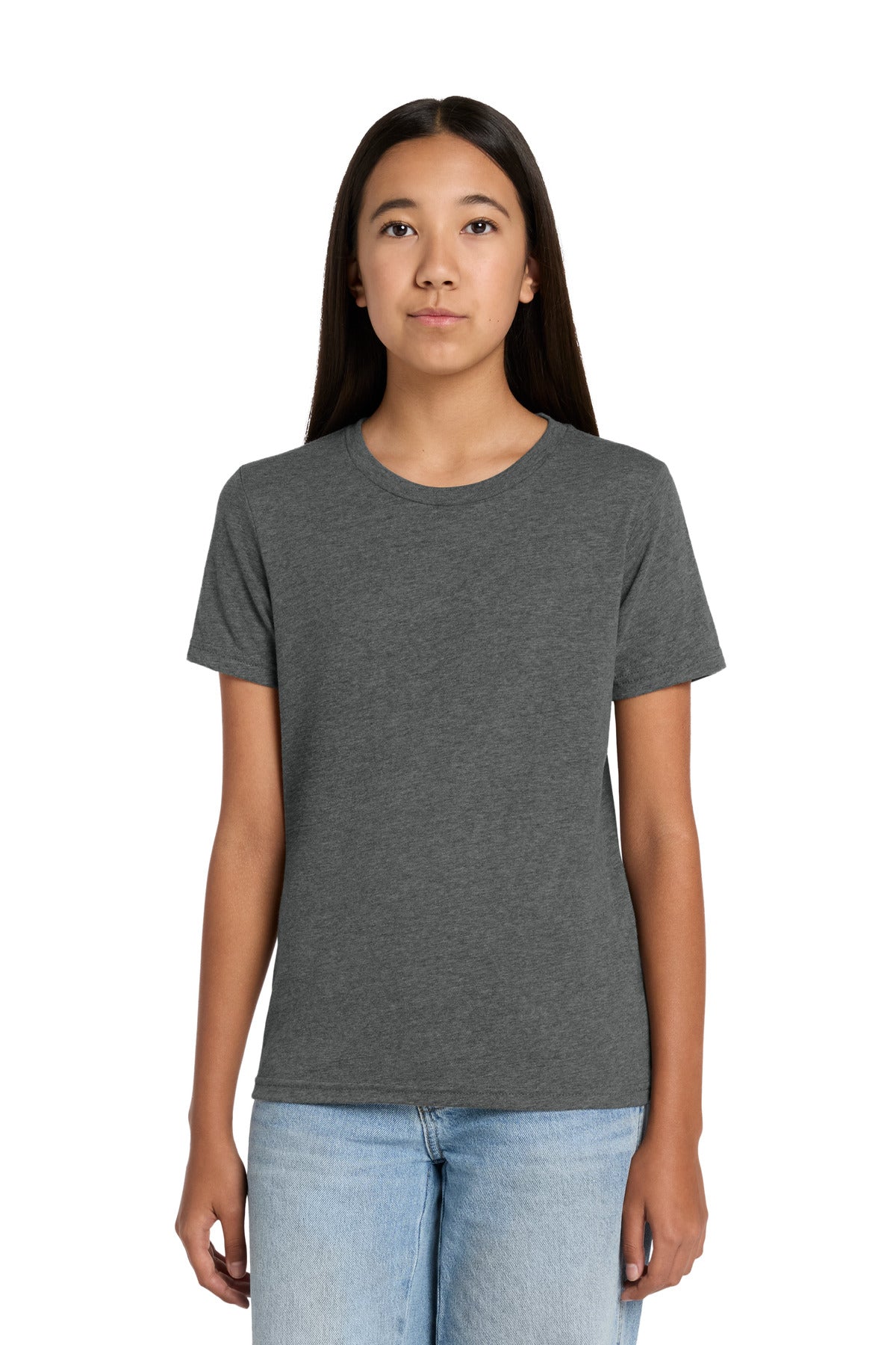 BELLA+CANVAS Youth Heather CVC Tee