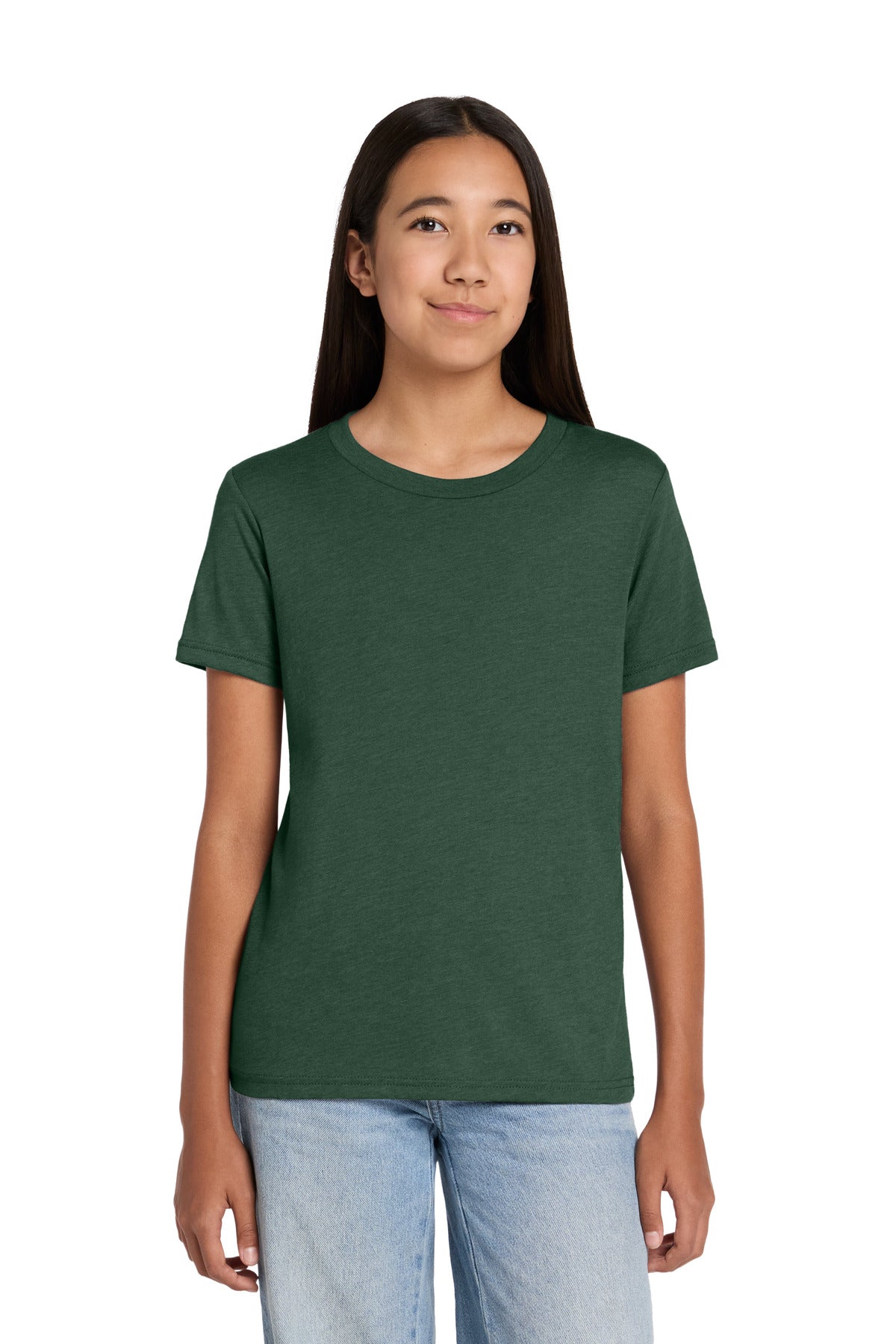 BELLA+CANVAS Youth Heather CVC Tee