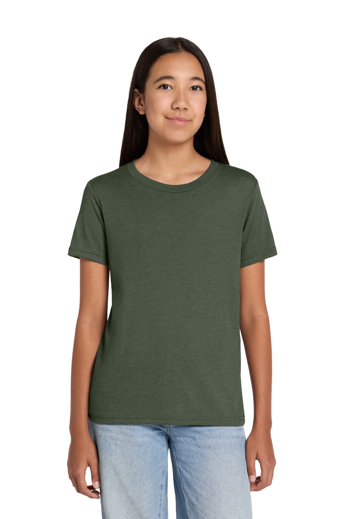 BELLA+CANVAS Youth Heather CVC Tee