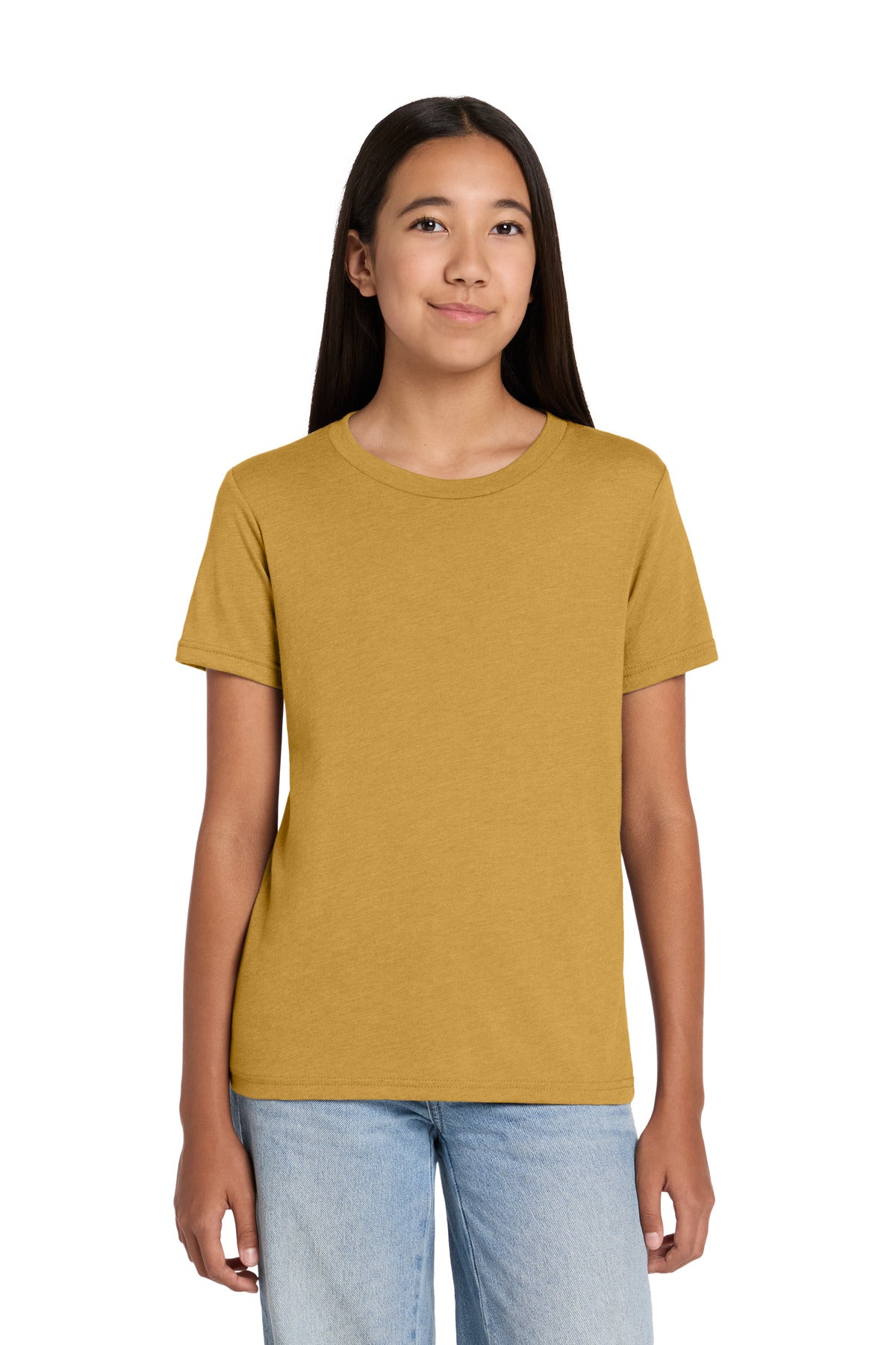BELLA+CANVAS Youth Heather CVC Tee