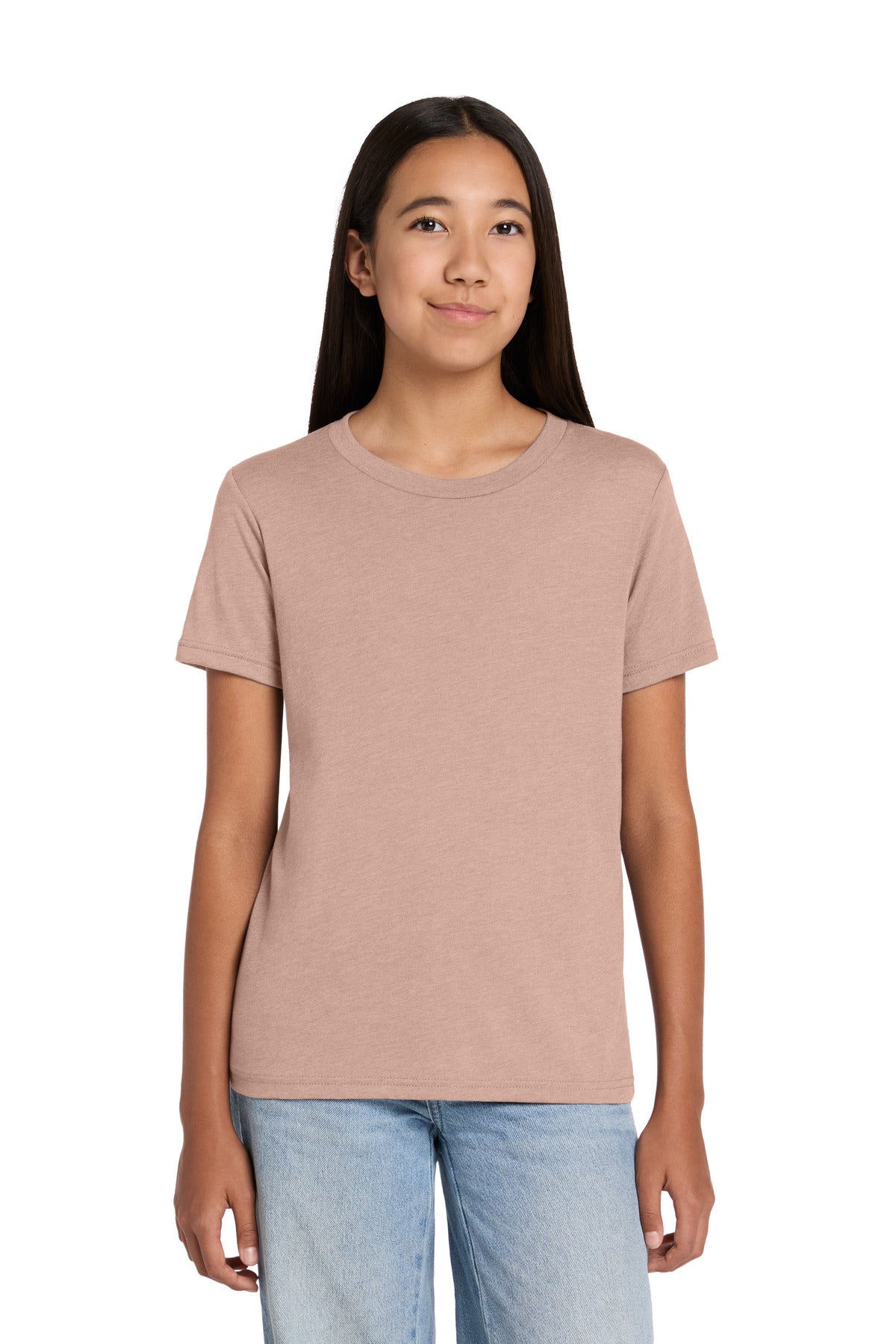 BELLA+CANVAS Youth Heather CVC Tee