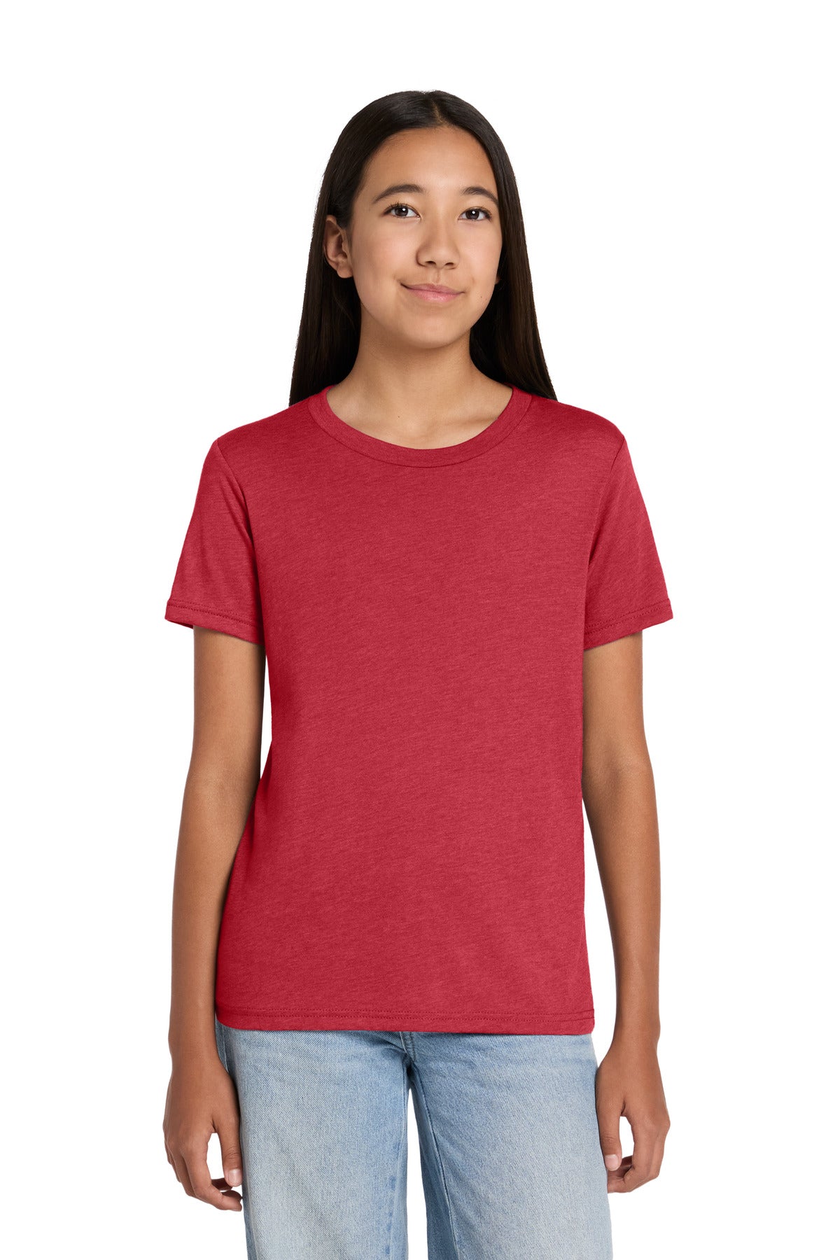 BELLA+CANVAS Youth Heather CVC Tee