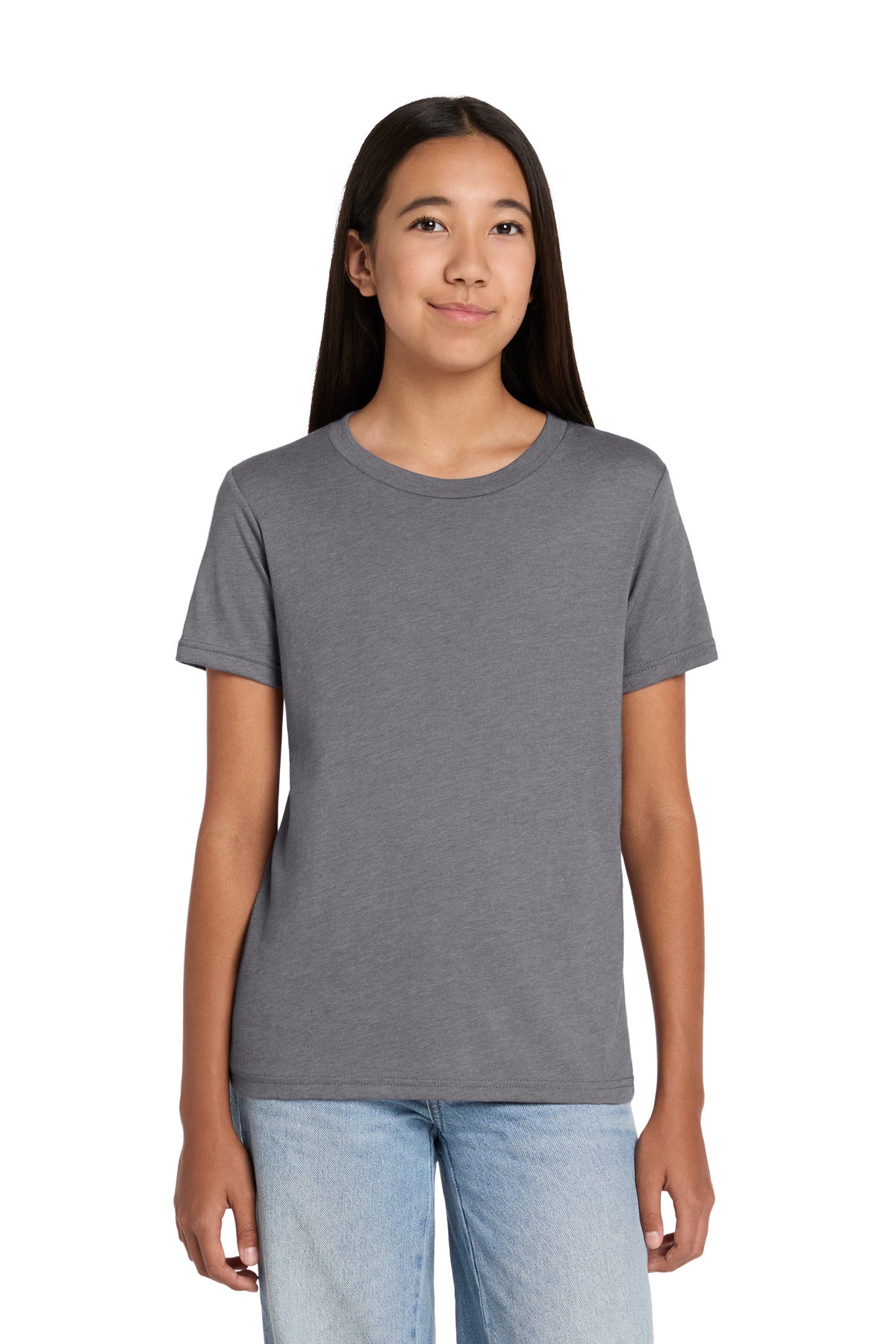 BELLA+CANVAS Youth Heather CVC Tee