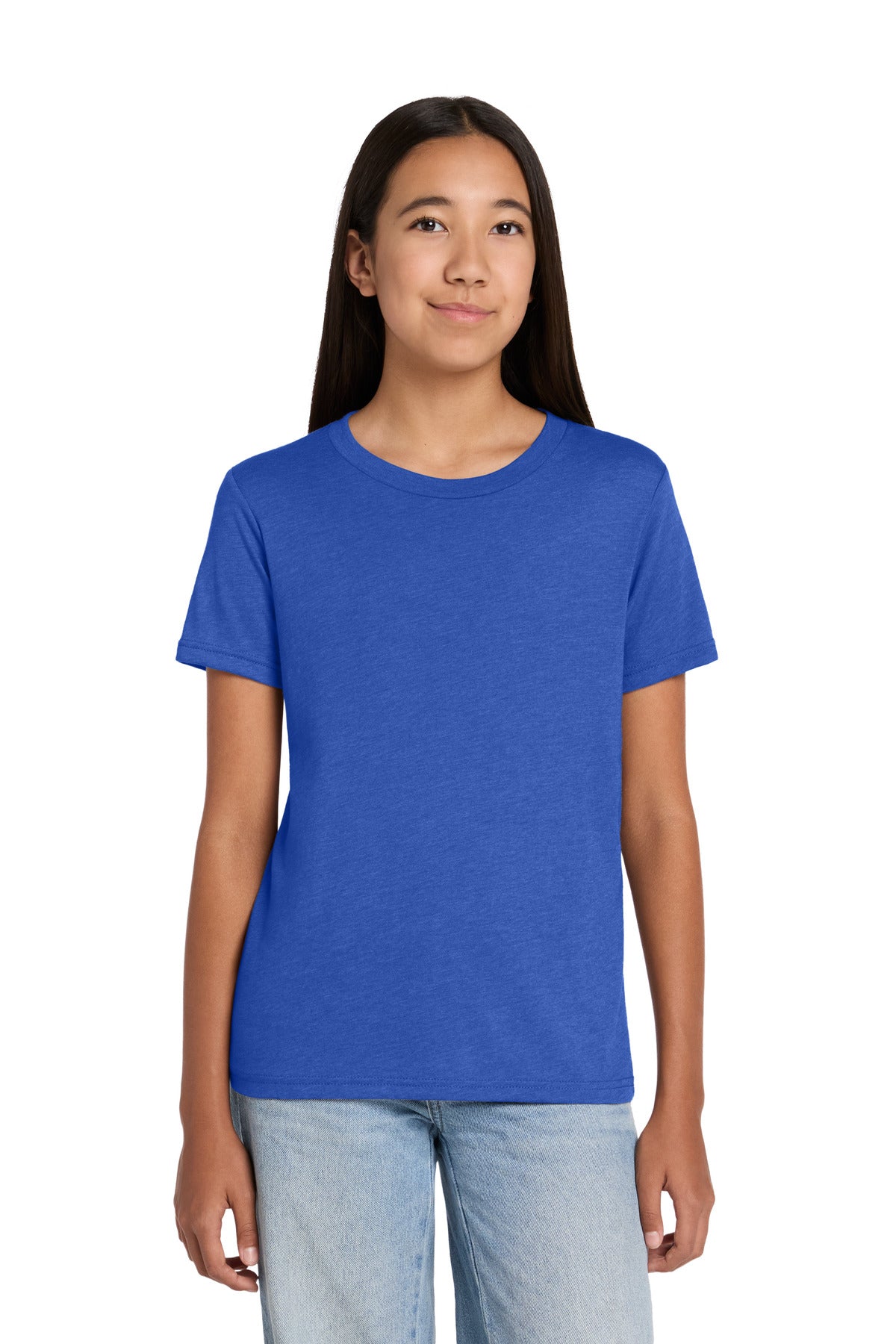 BELLA+CANVAS Youth Heather CVC Tee