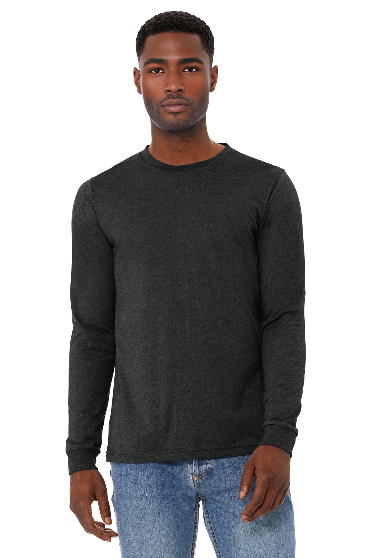 BELLA+CANVAS Unisex Heather CVC Long Sleeve Tee