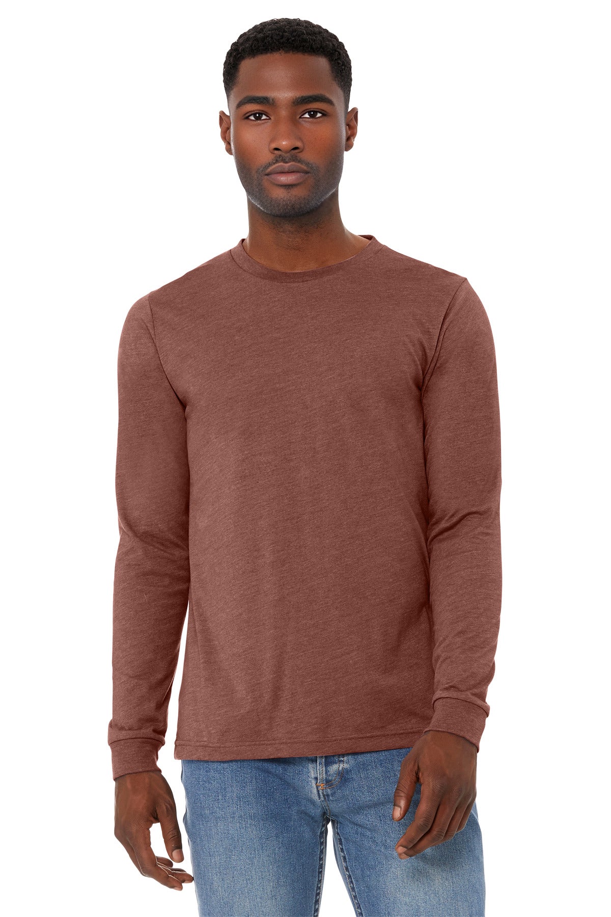 BELLA+CANVAS Unisex Heather CVC Long Sleeve Tee