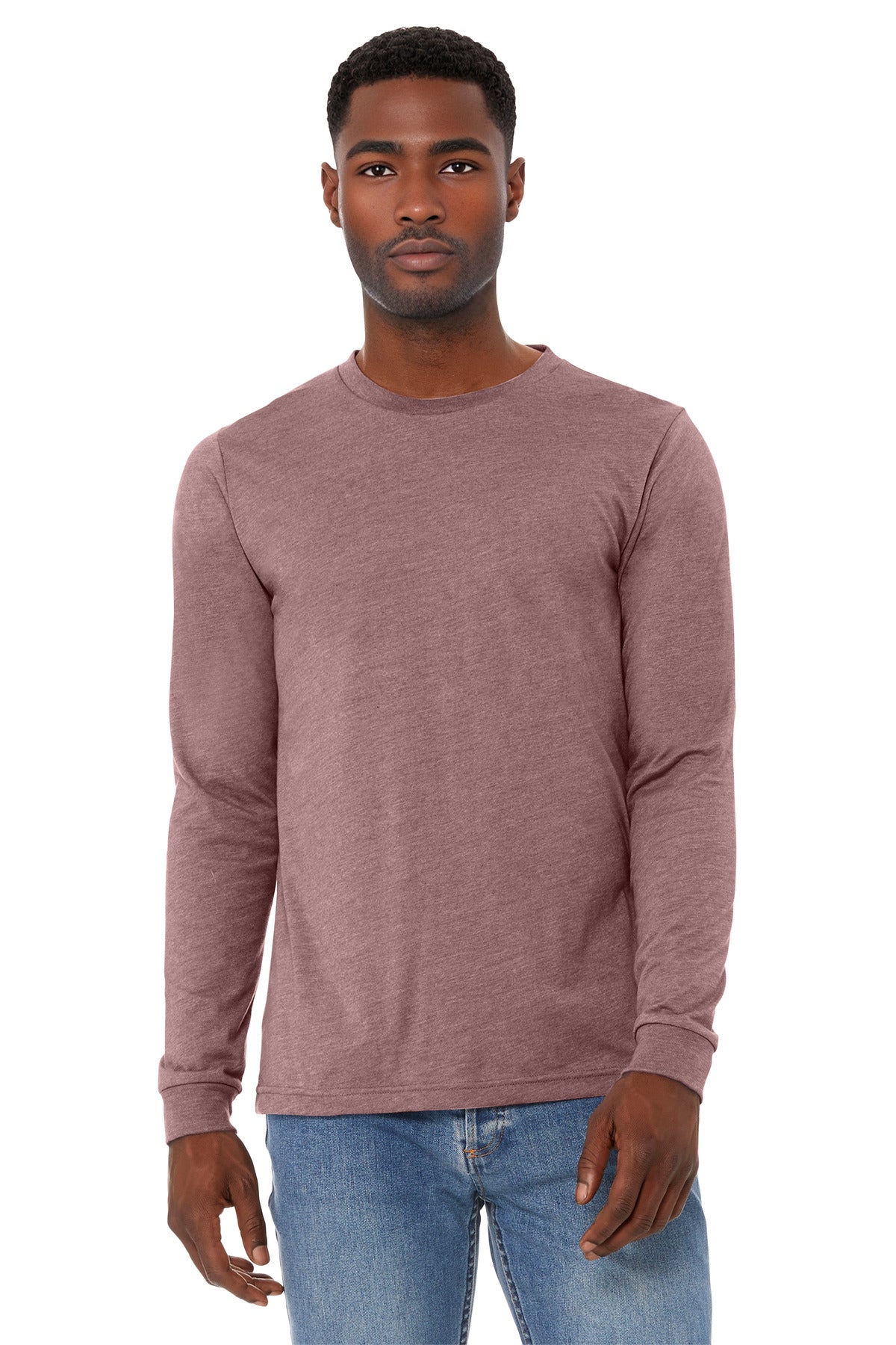 BELLA+CANVAS Unisex Heather CVC Long Sleeve Tee