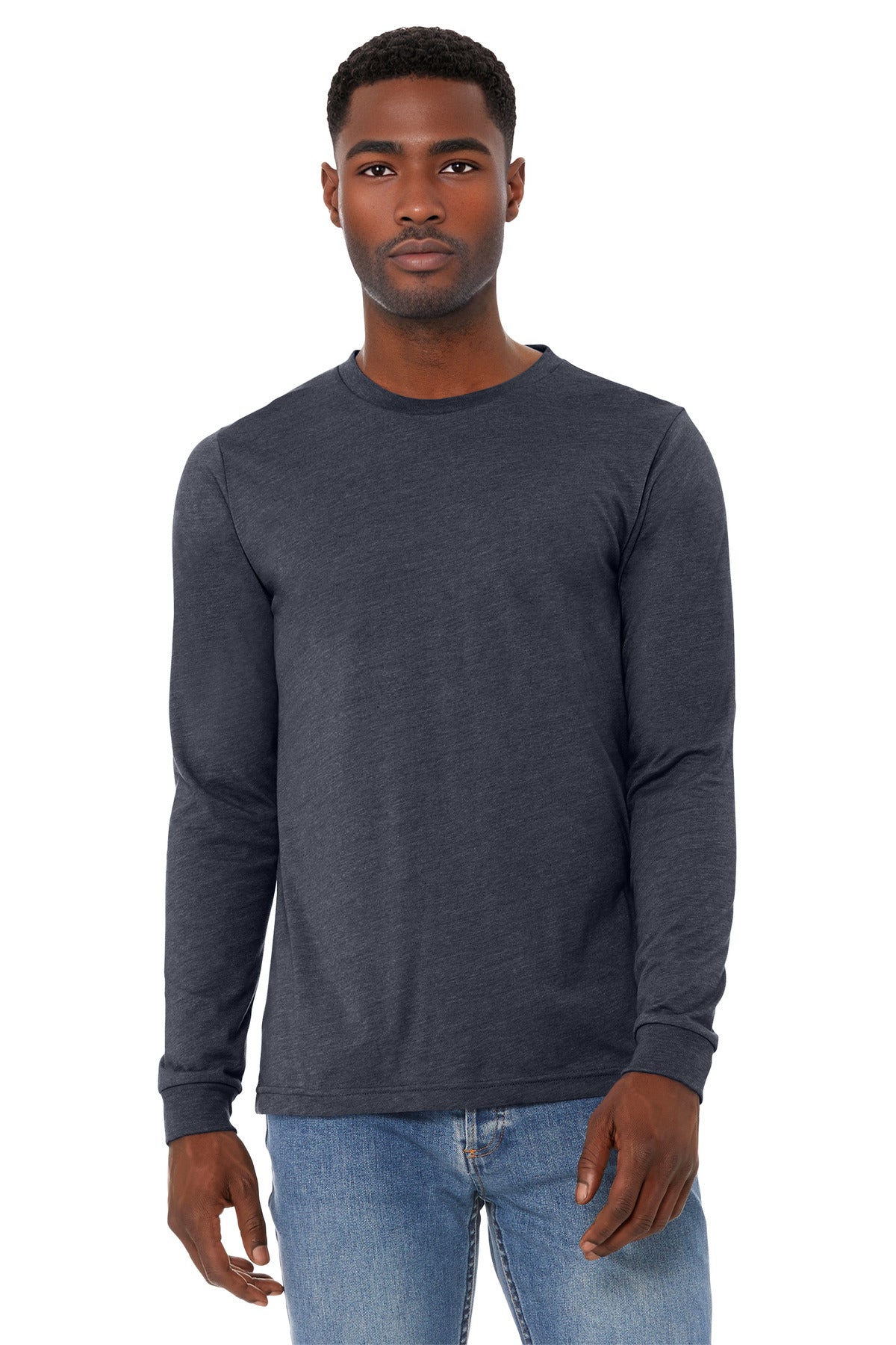 BELLA+CANVAS Unisex Heather CVC Long Sleeve Tee