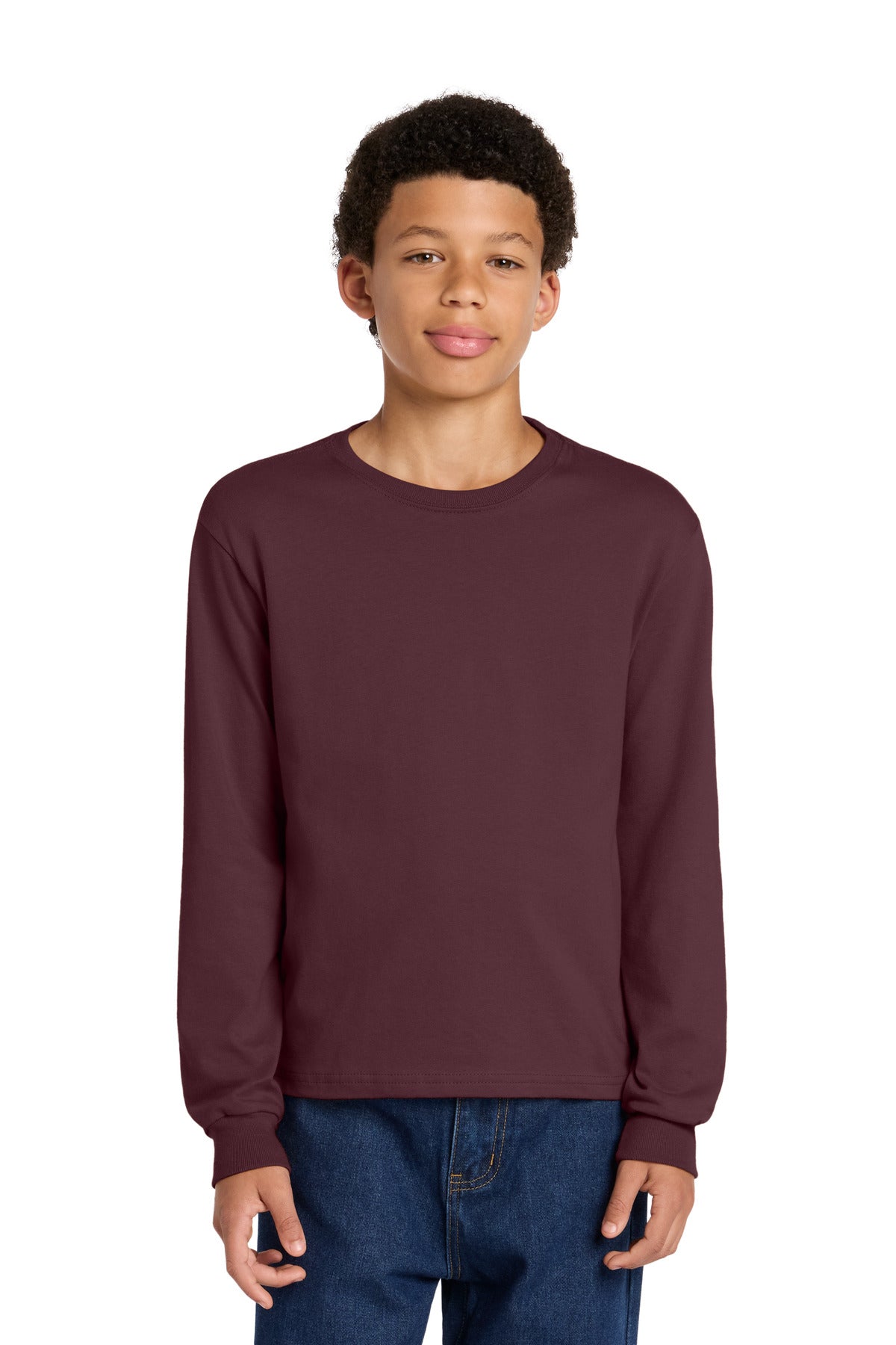 BELLA+CANVAS Youth 6-Ounce Heavyweight Long Sleeve Tee
