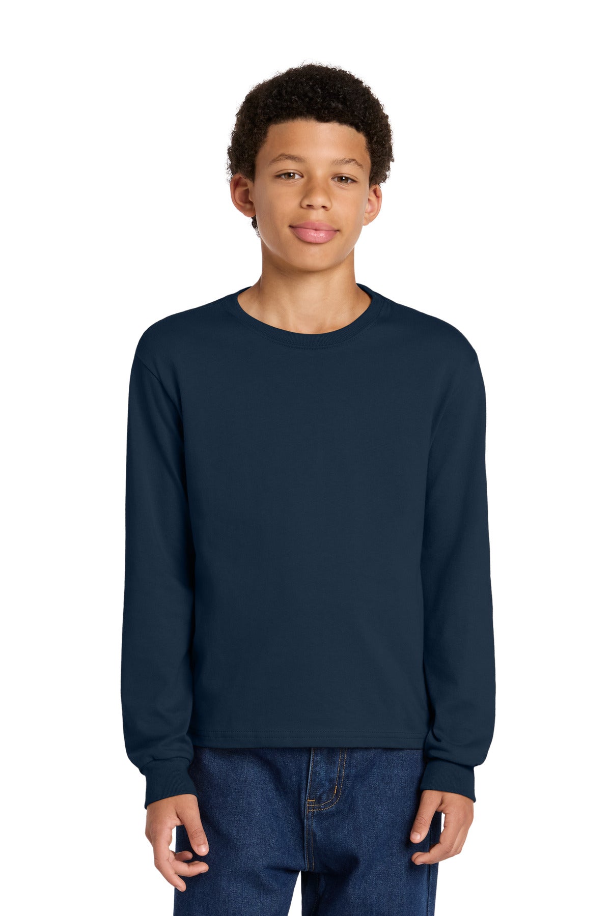 BELLA+CANVAS Youth 6-Ounce Heavyweight Long Sleeve Tee
