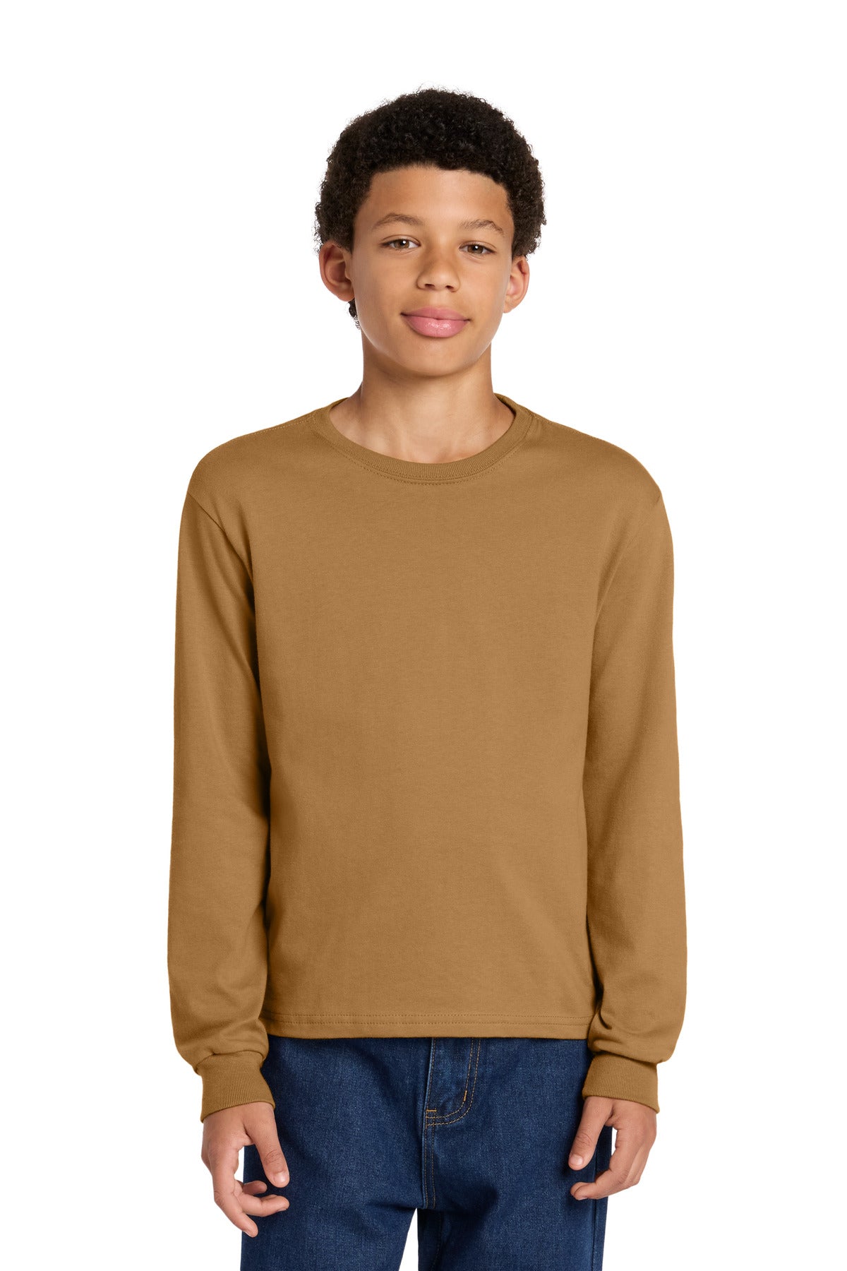 BELLA+CANVAS Youth 6-Ounce Heavyweight Long Sleeve Tee
