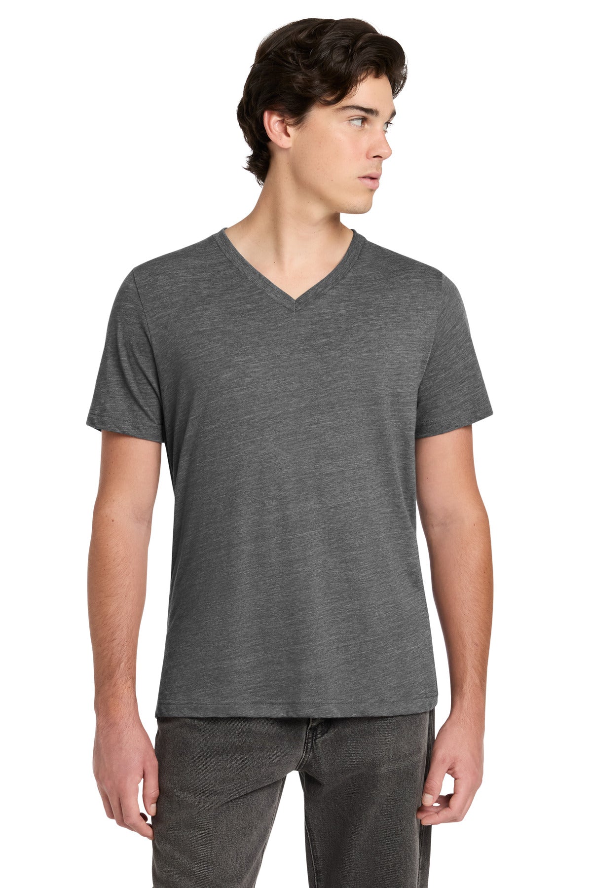 BELLA+CANVAS Unisex Textured Jersey V-Neck Tee
