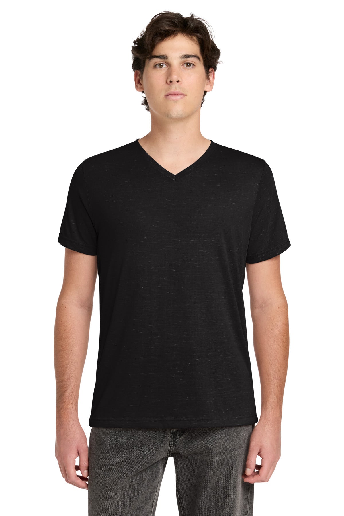 BELLA+CANVAS Unisex Textured Jersey V-Neck Tee