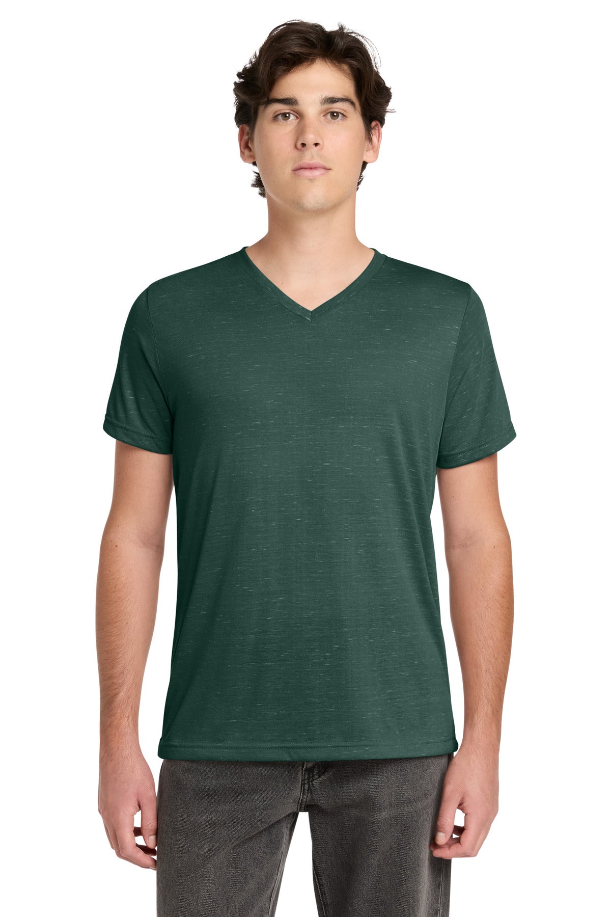 BELLA+CANVAS Unisex Textured Jersey V-Neck Tee
