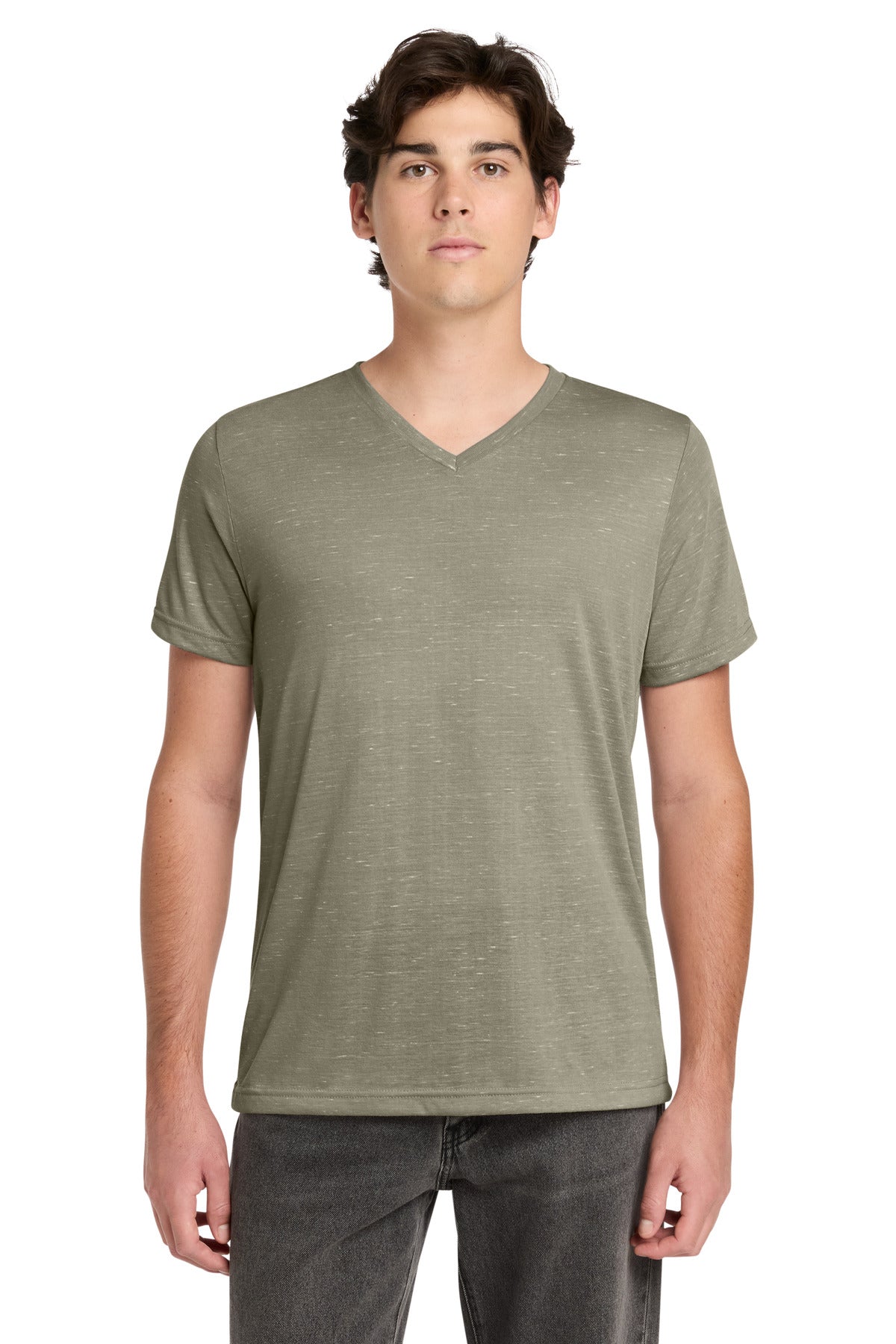BELLA+CANVAS Unisex Textured Jersey V-Neck Tee