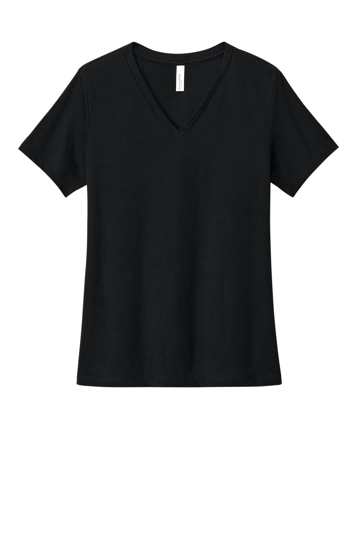 BELLA+CANVAS Women's Relaxed Heather CVC V-Neck Tee