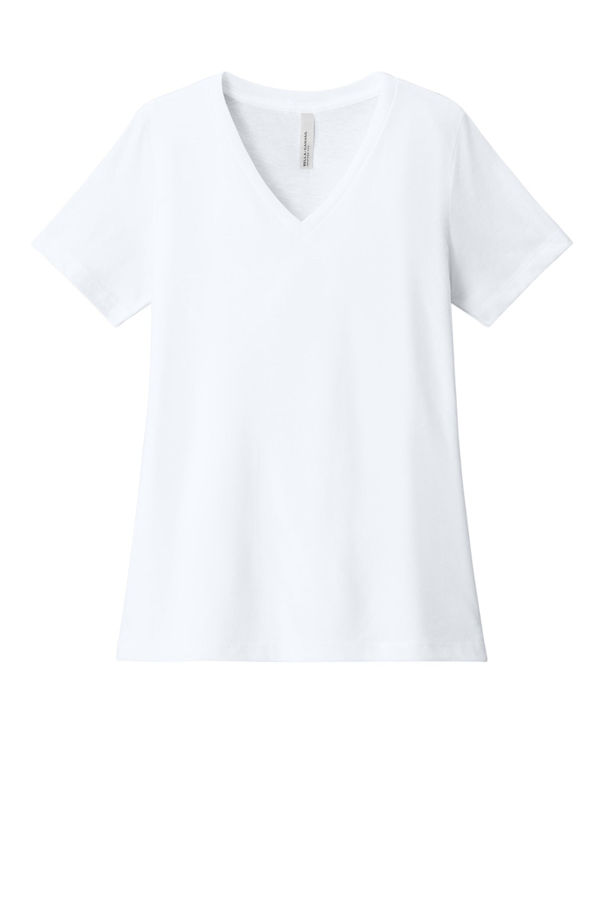 BELLA+CANVAS Women's Relaxed Heather CVC V-Neck Tee