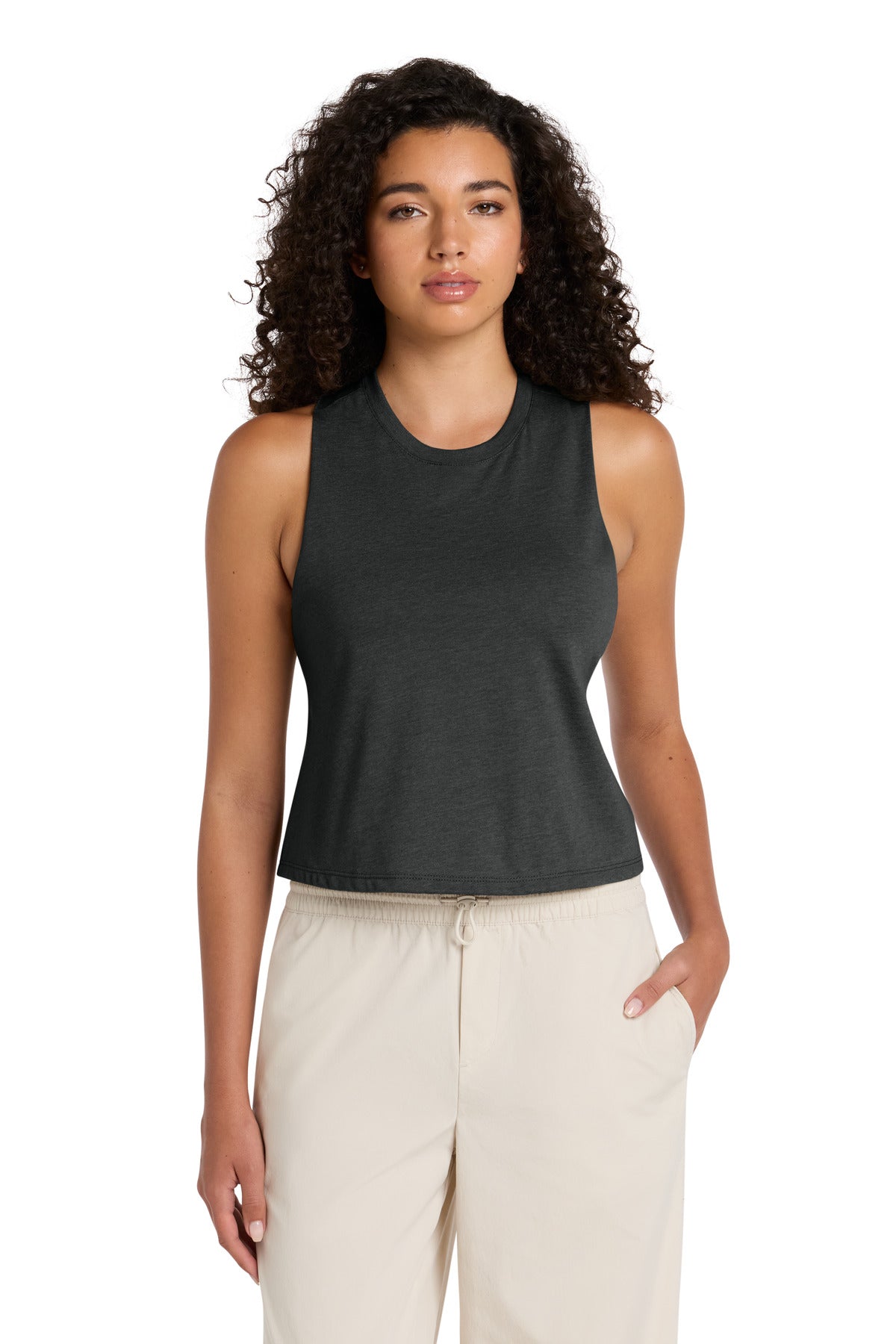 BELLA+CANVAS  Women's Racerback Cropped Tank