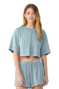 BELLA+CANVAS Women's Heavyweight Garment-Dyed Cropped Tee