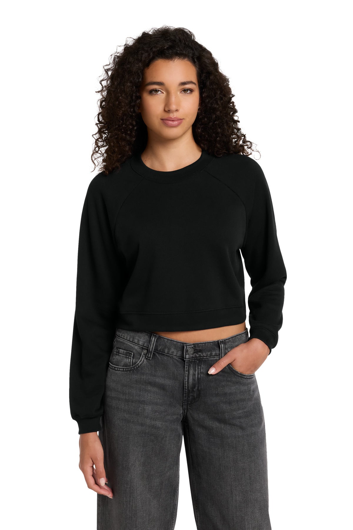 BELLA+CANVAS Women's Raglan Pullover Sponge Fleece