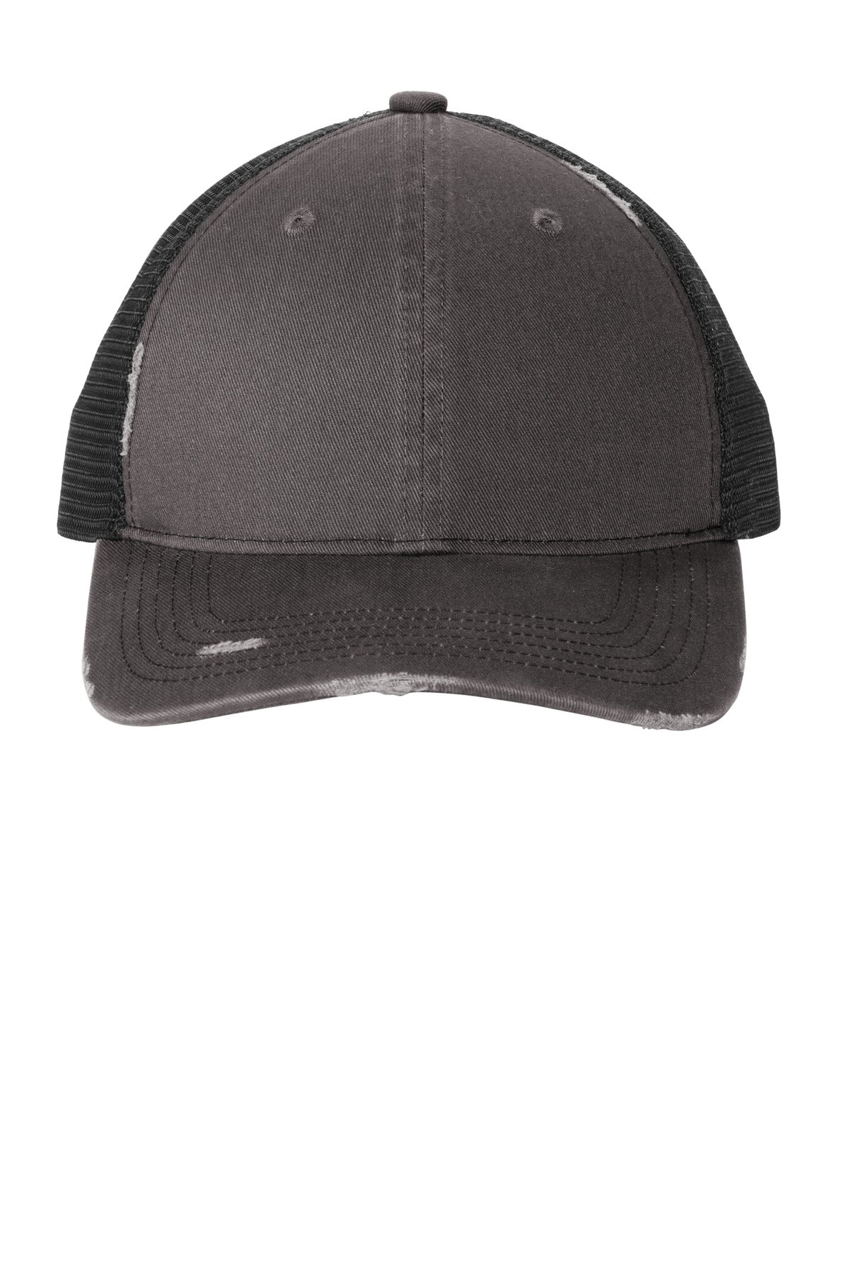 Port Authority Distressed Mesh Back Cap