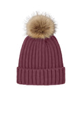 Port Authority Faux Fur Pom Beanie