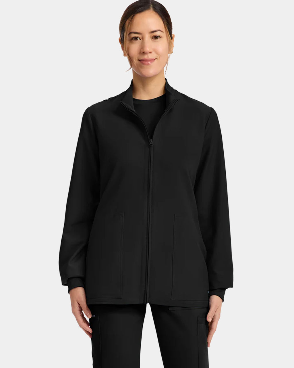 Cherokee - Women's 2-Pocket Zip Up Scrub Jacket (All Colors)