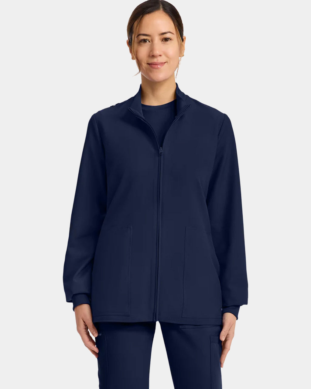 Cherokee - Women's 2-Pocket Zip Up Scrub Jacket (All Colors)