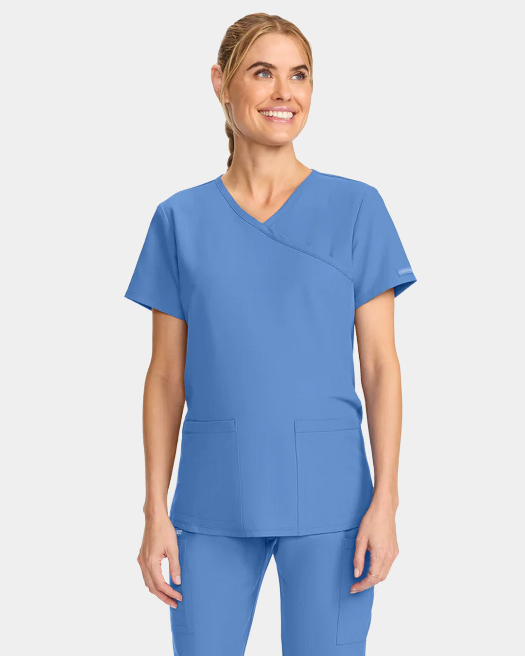 Cherokee - Women's 2-Pocket Maternity V-Neck Top (All Colors)
