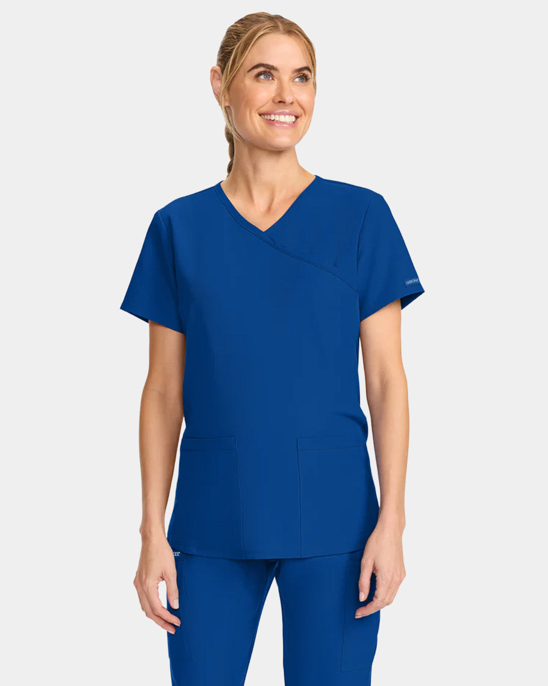 Cherokee - Women's 2-Pocket Maternity V-Neck Top (All Colors)