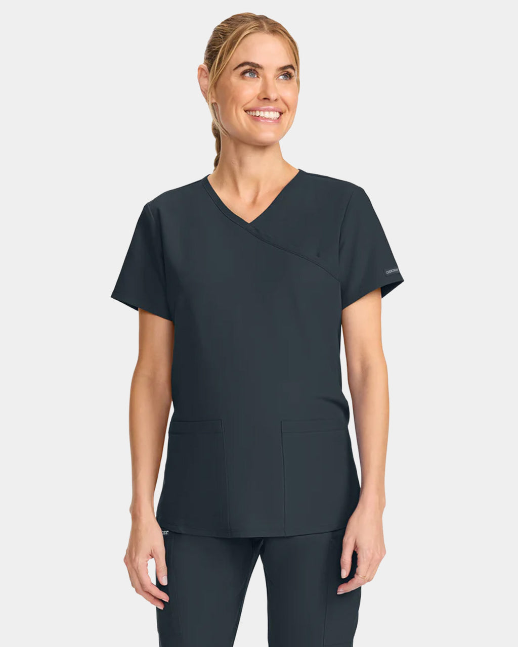 Cherokee - Women's 2-Pocket Maternity V-Neck Top (All Colors)