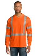 CornerStone ANSI 107 Class 3 Long Sleeve Segmented Tape Hooded Tee