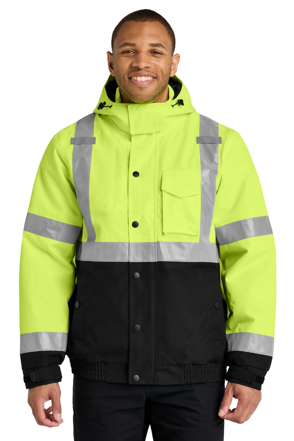 CornerStone ANSI 107 Class 3 Waterproof Insulated Ripstop Bomber Jacket