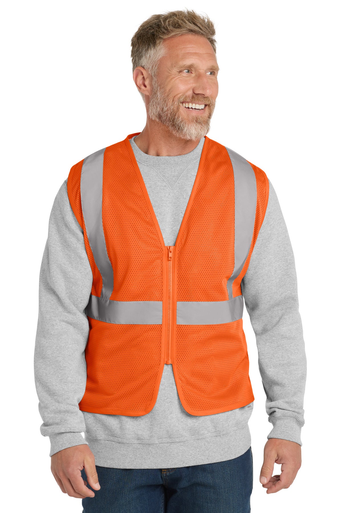 CornerStone  ANSI 107 Class 2 Economy Mesh Zippered Vest
