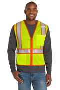 CornerStone  ANSI 107 Class 2 Mesh Zippered Two-Tone Vest