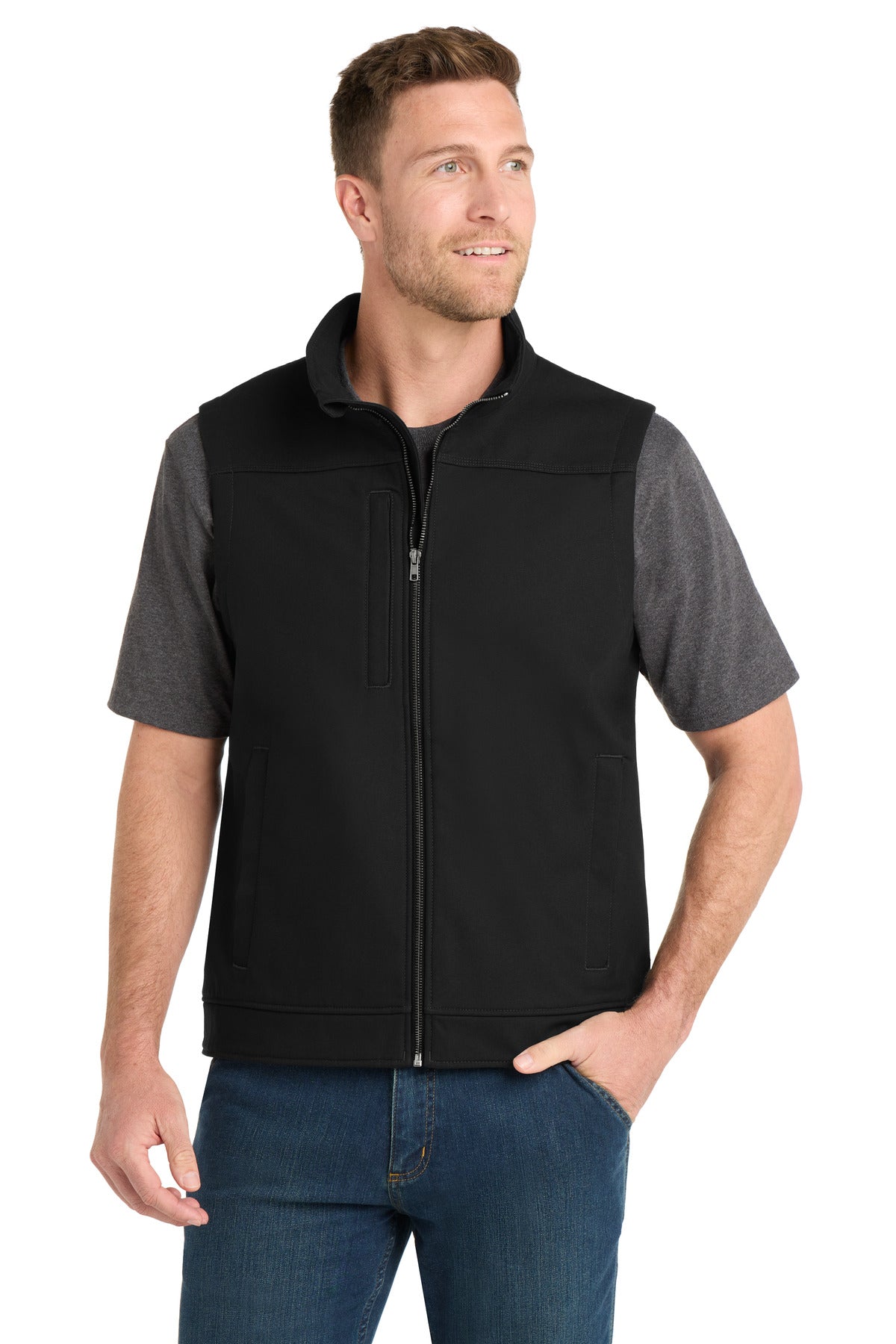CornerStone Duck Bonded Soft Shell Vest