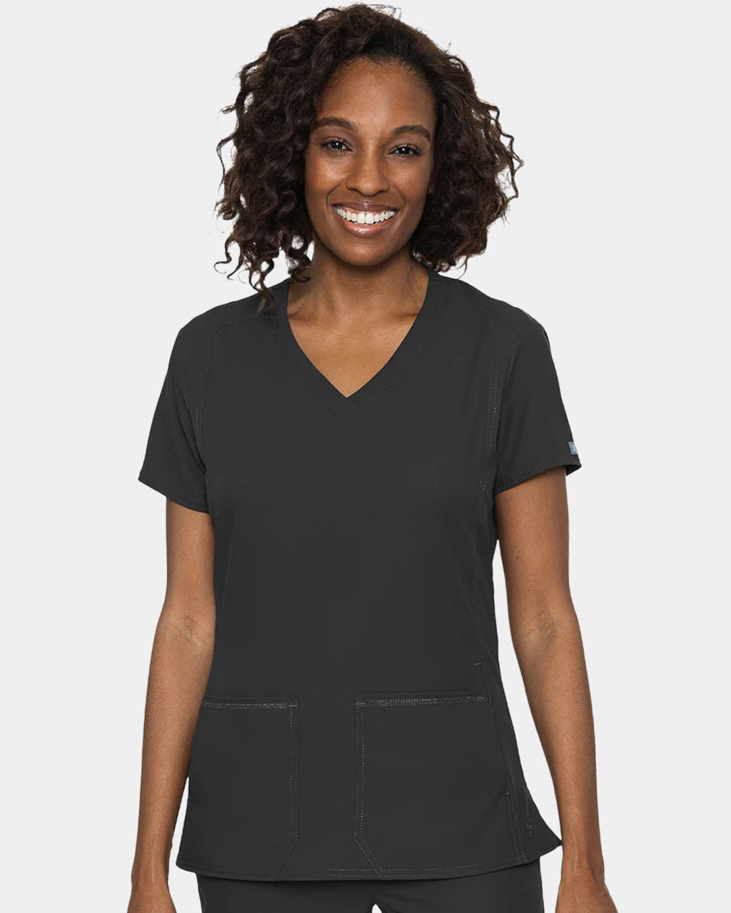 Med Couture - Women's 4-Pocket Shaped Shoulder Seam Top