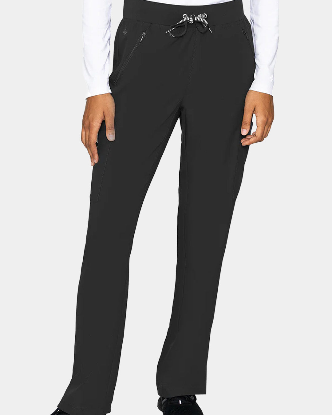 Med Couture - Women's 4-Pocket Jersey-Knit Waistband Pant (All Colors)