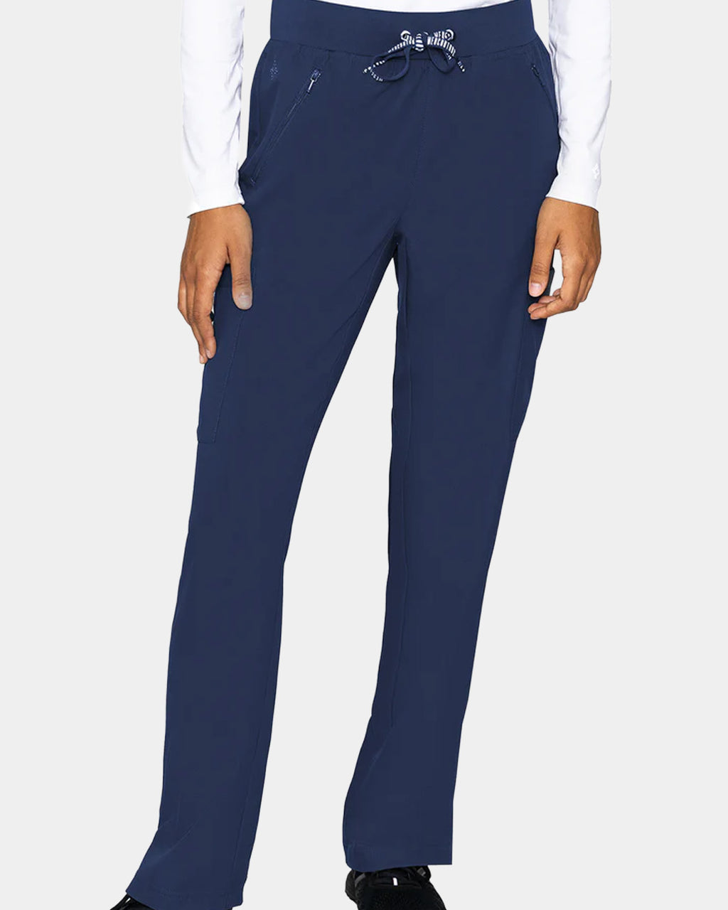 Med Couture - Women's 4-Pocket Jersey-Knit Waistband Pant (All Colors)