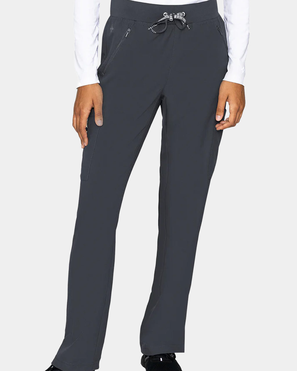 Med Couture - Women's 4-Pocket Jersey-Knit Waistband Pant (All Colors)