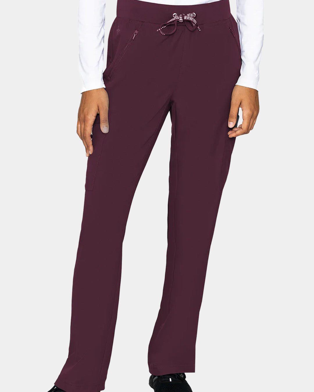 Med Couture - Women's 4-Pocket Jersey-Knit Waistband Pant (All Colors)