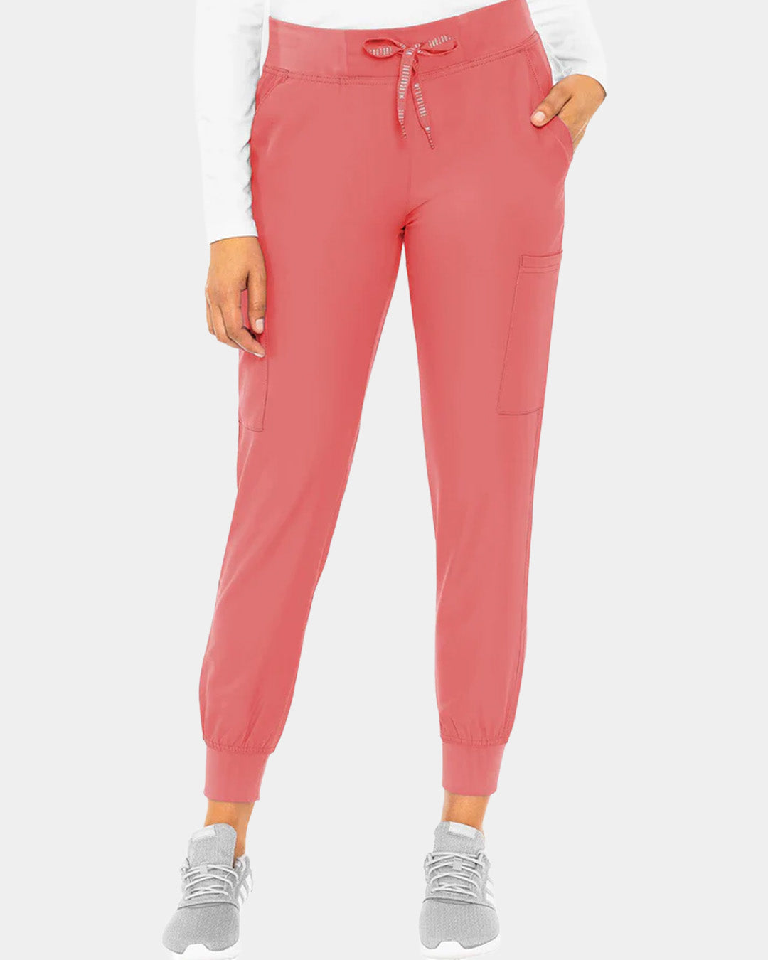 Med Couture - Women's 6-Pocket Jersey-Knit Waistband Jogger Pant (All Colors)