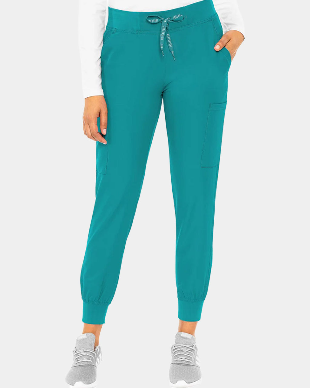 Med Couture - Women's 6-Pocket Jersey-Knit Waistband Jogger Pant (All Colors)