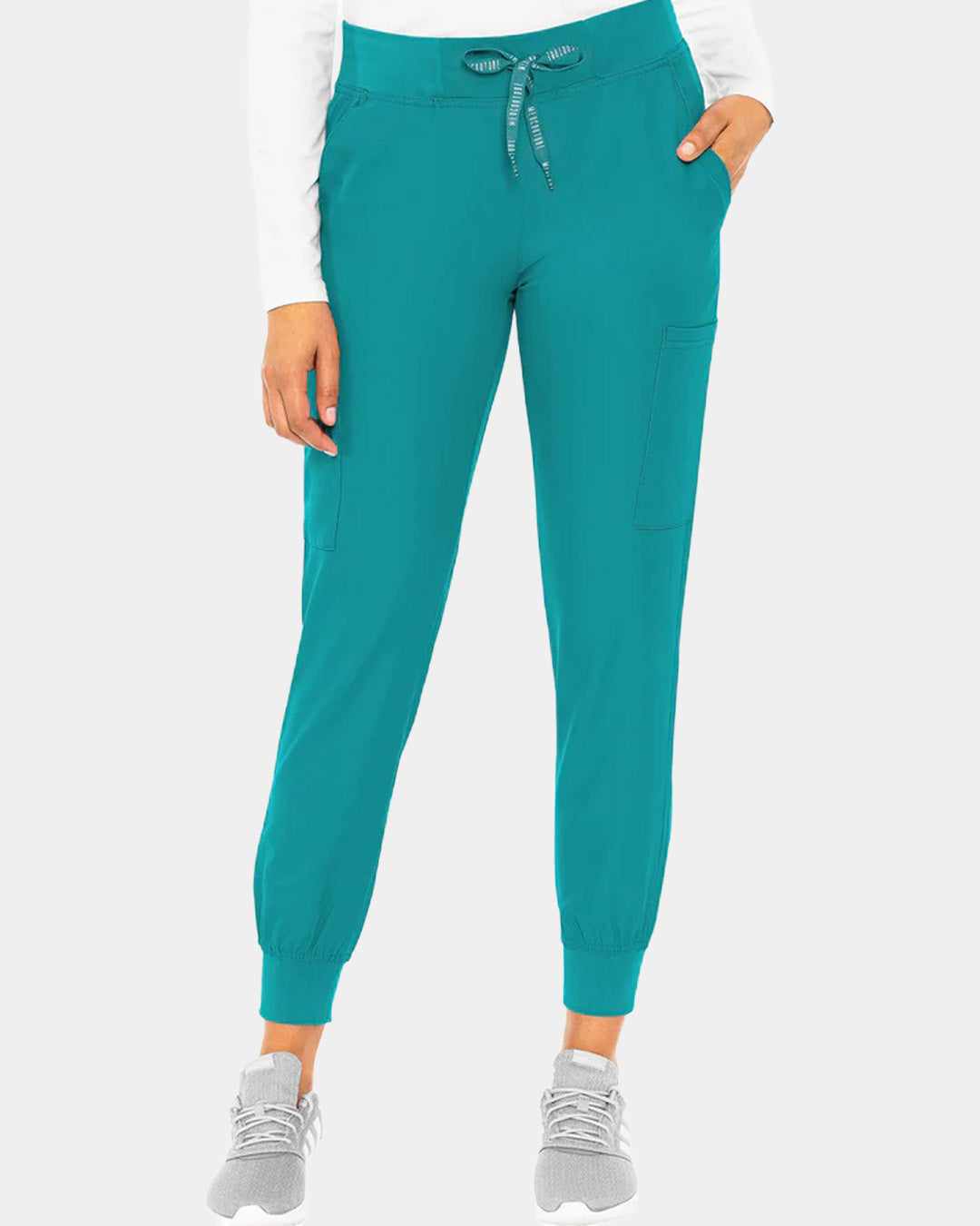 Med Couture - Women's 6-Pocket Jersey-Knit Waistband Jogger Pant (All Colors)