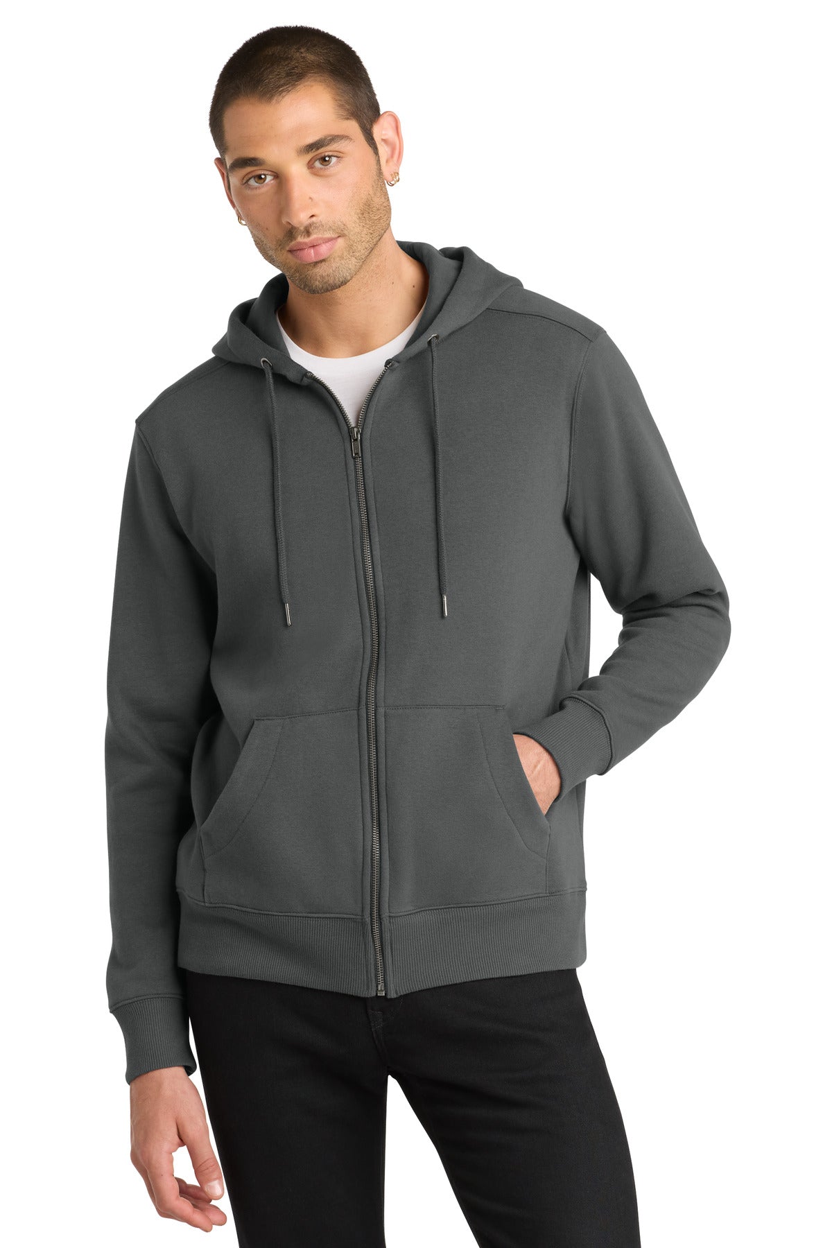 District  Perfect Weight  Fleece Full-Zip Hoodie