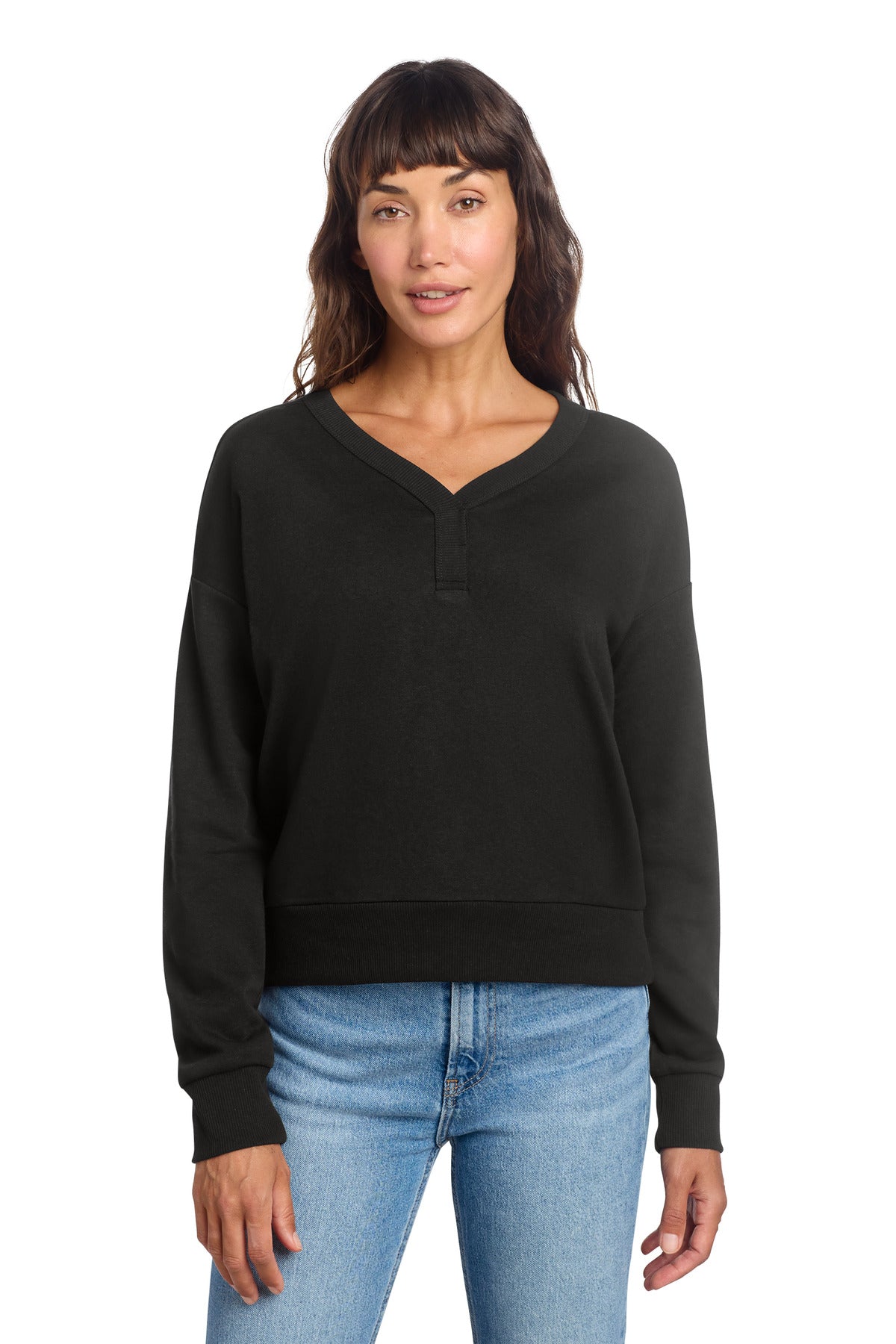 District Women's Perfect Tri Fleece V-Neck Sweatshirt